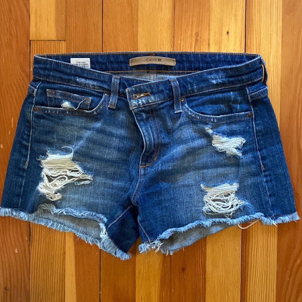 Joe’s Jeans distressed cut-off jean shorts